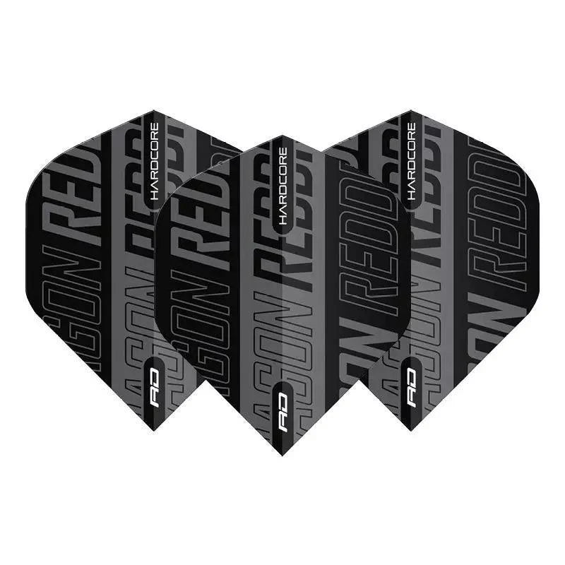 Red Dragon - Hardcore Xt Čierna & Sivá - 100 Mikrón - Letky Na Šípky - Direct Darts - 1