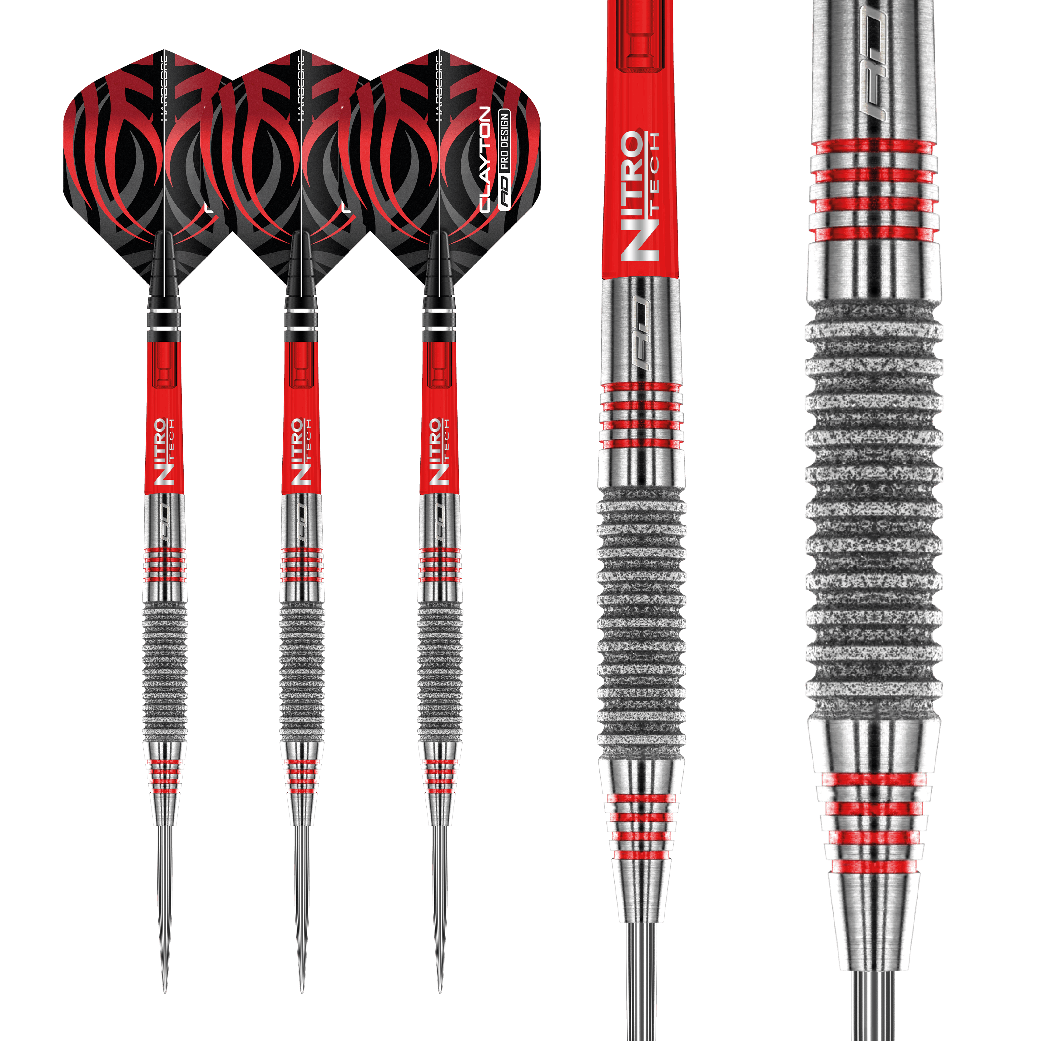 Red Dragon - Jonny Clayton Element 90% - Sada Steel Šípok - Direct Darts - 6