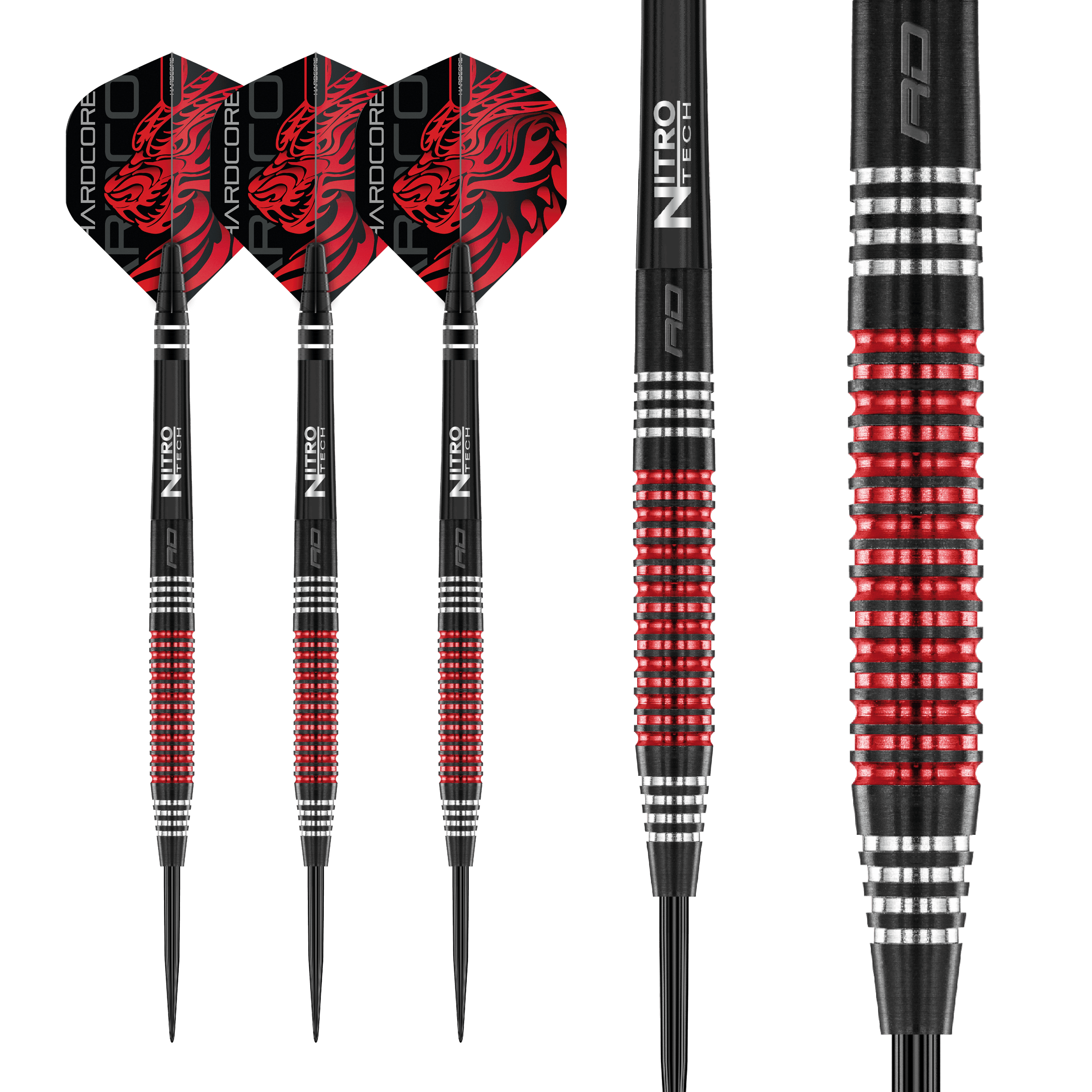 Red Dragon - Jonny Clayton S.E. 90% - Sada Steel Šípok - Direct Darts - 6