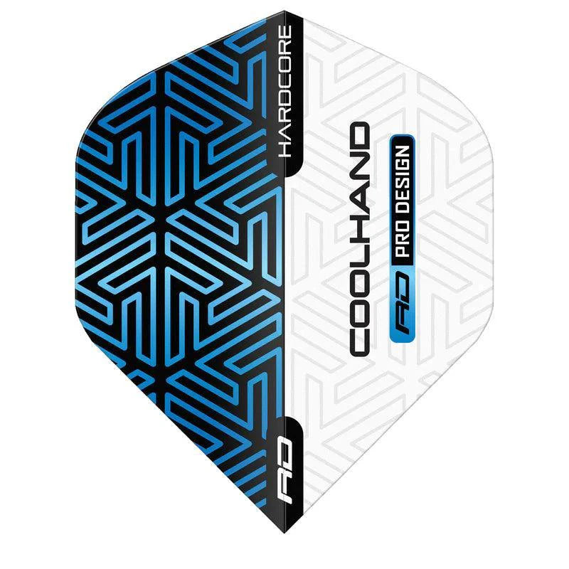 Red Dragon - Luke Humphries Hardcore Modrá & Biela - 100 Mikrón - Letky Na Šípky - Direct Darts - 3