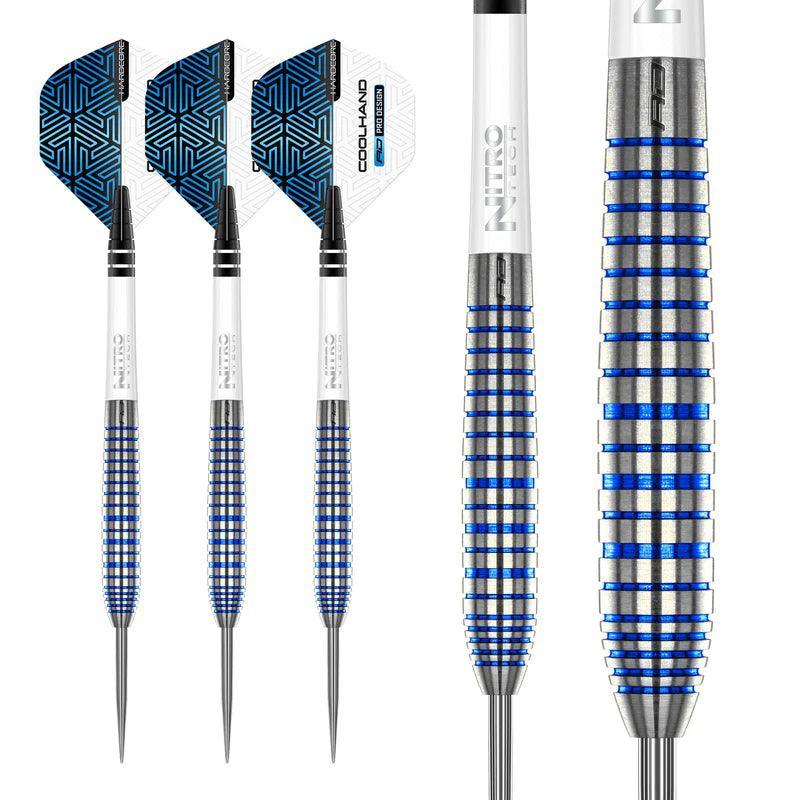 Red Dragon - Luke Humphries Tx3 Cool Blue - 90% - Sada Steel Šípok - Direct Darts - 6