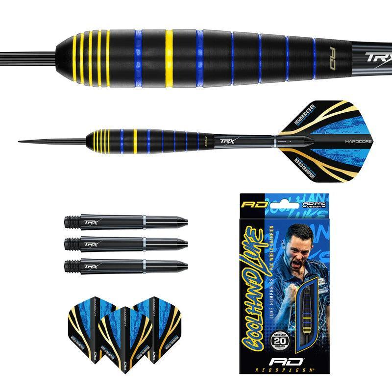 Red Dragon - Luke Humphries Wc - - Brass - Sada Steel Šípok - Direct Darts - 5