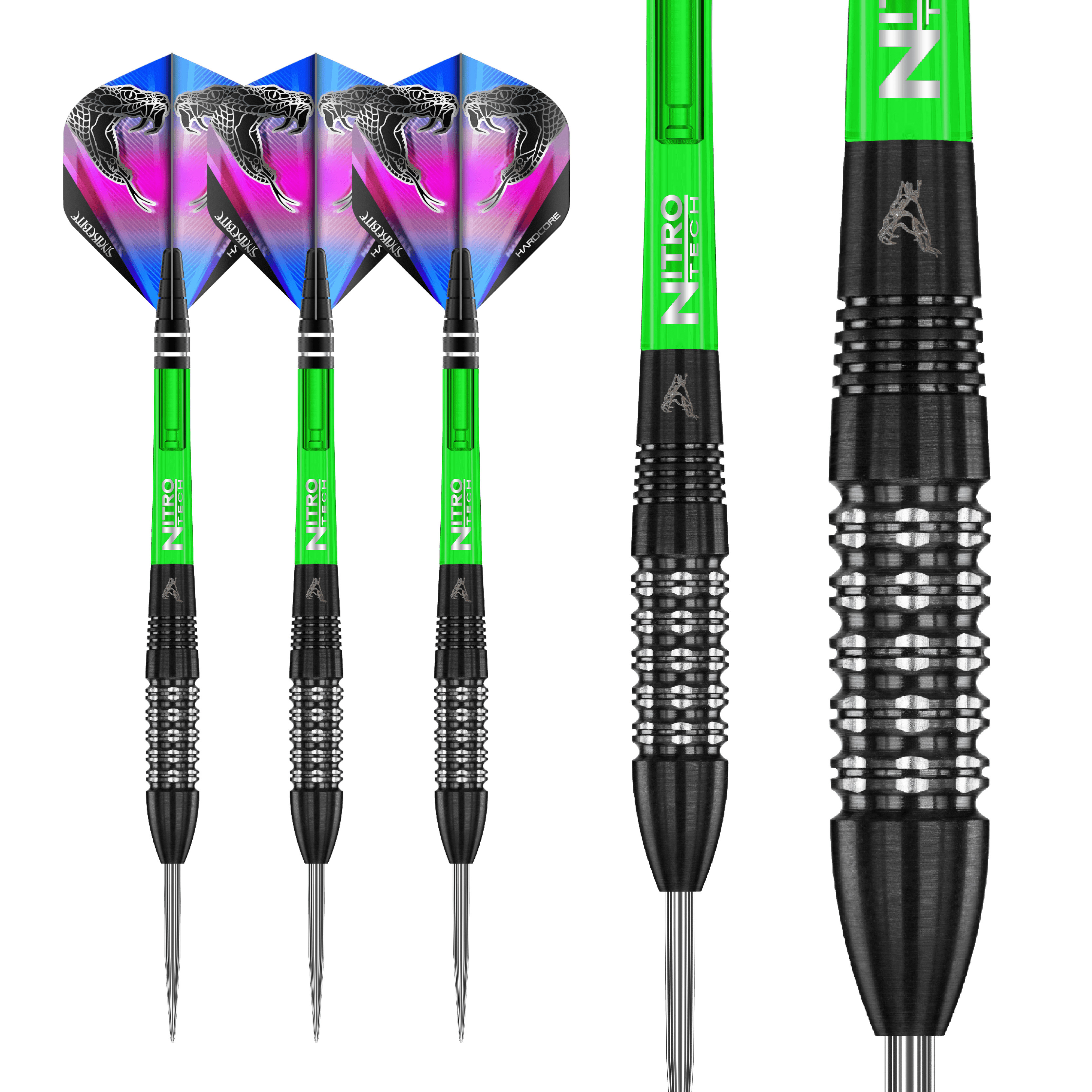Red Dragon - Peter Wright Black Strike 90% - Sada Steel Šípok - Direct Darts - 6