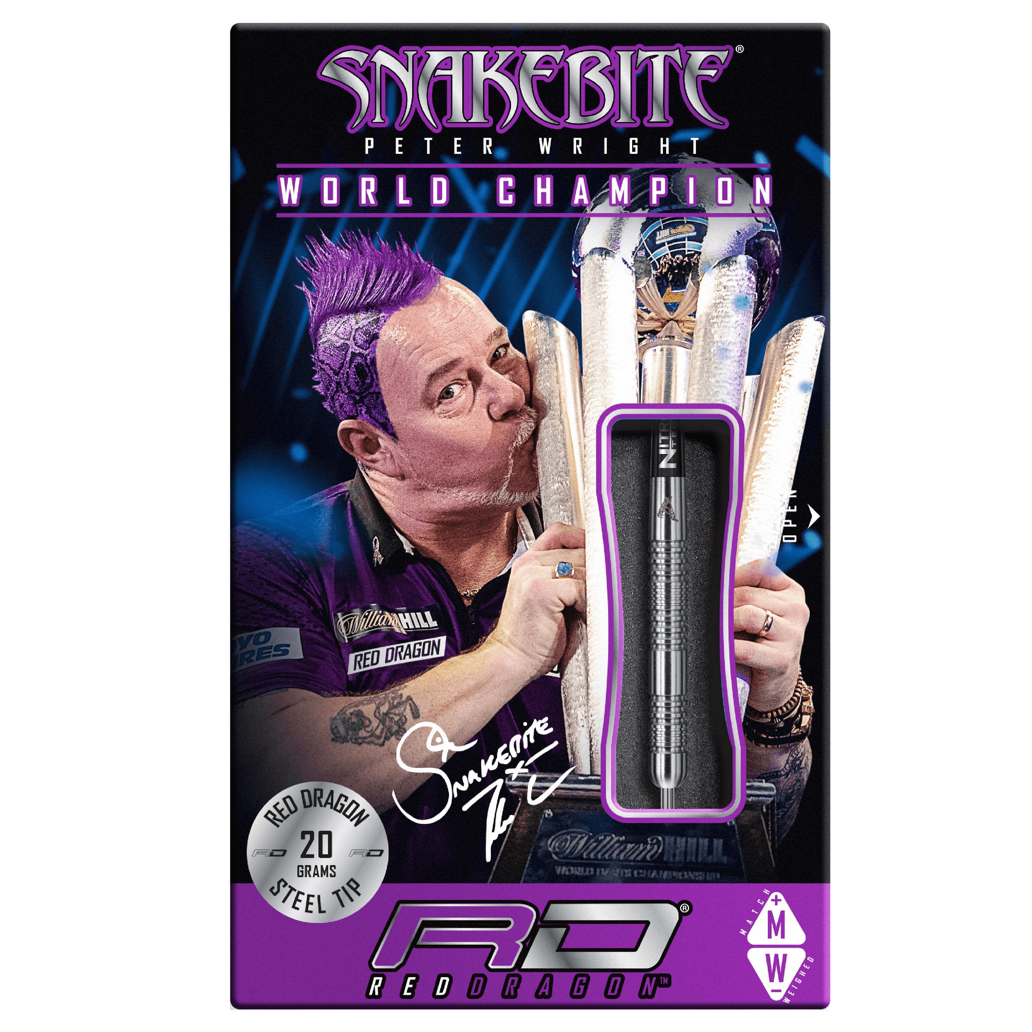 Red Dragon - Peter Wright Euro 11 90% - Sada Steel Šípok - Direct Darts - 4