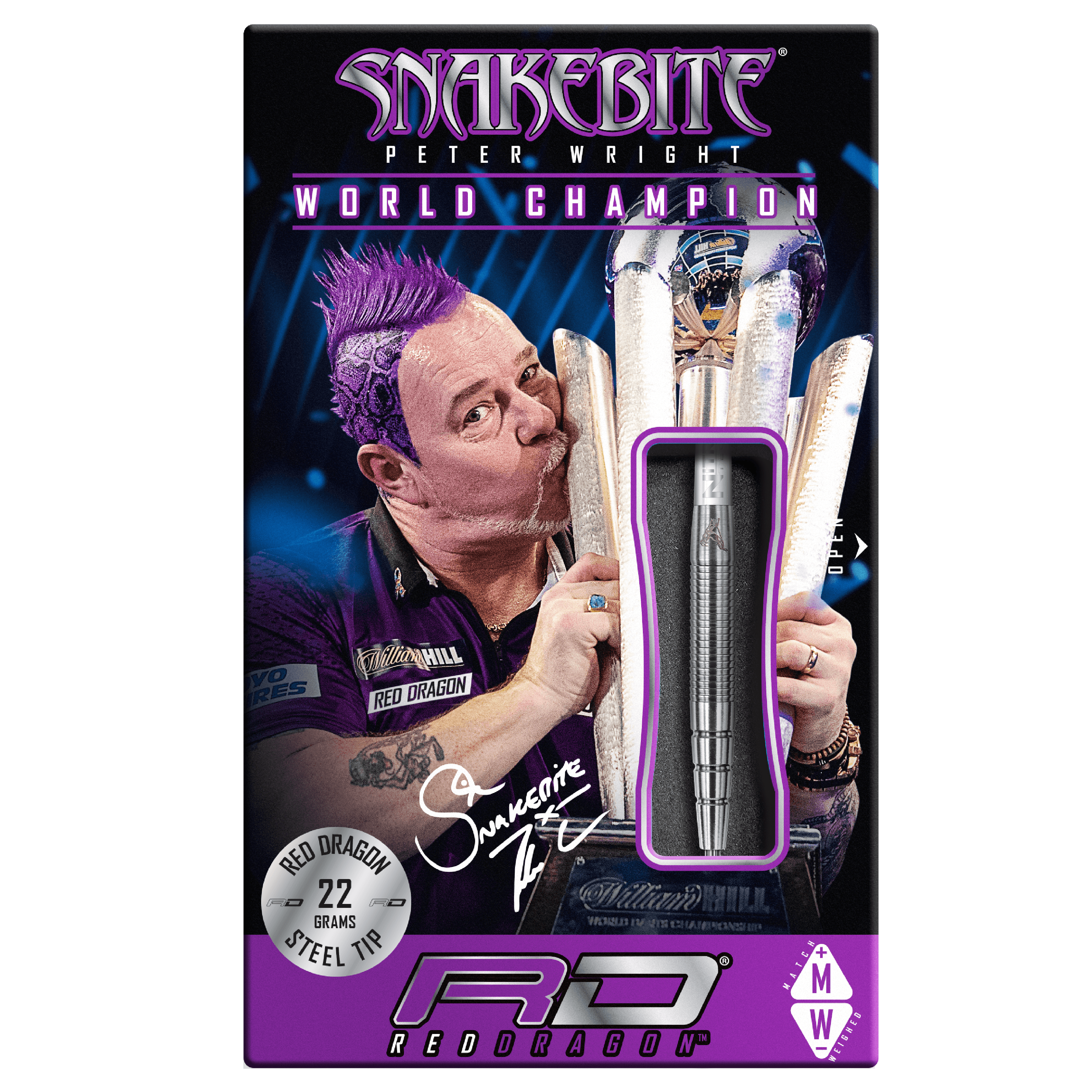 Red Dragon - Peter Wright Pl15 90% - Sada Steel Šípok - Direct Darts - 4