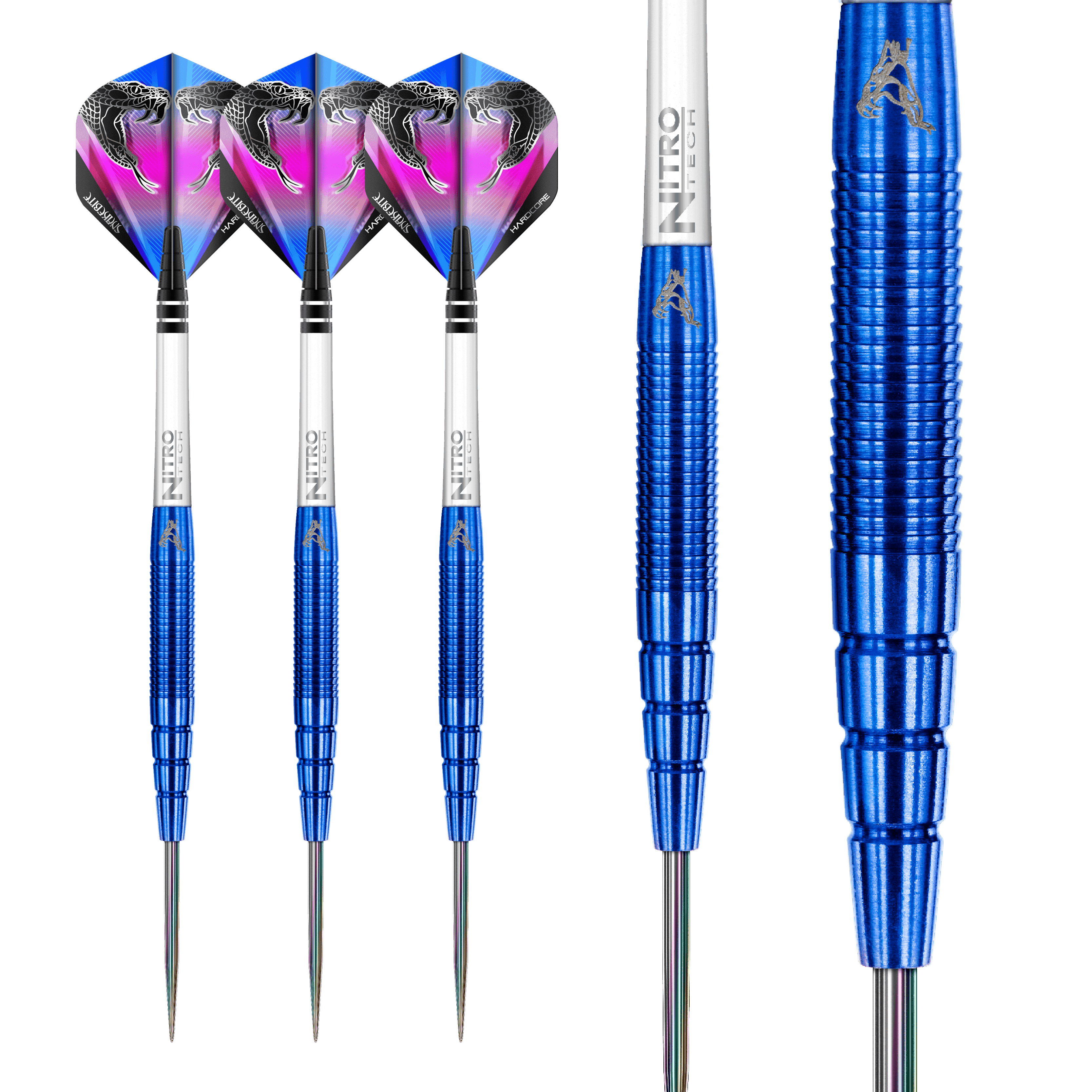 Red Dragon - Peter Wright Pl15 Blue 90% - Sada Steel Šípok - Direct Darts - 6