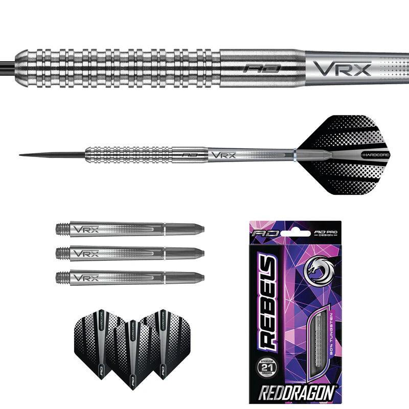Red Dragon - Rebel - 90% - Sada Steel Šípok - Direct Darts - 5