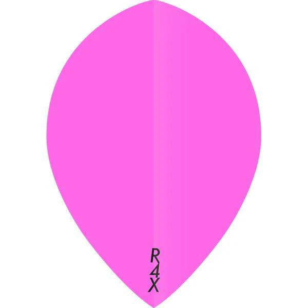 Ruthless - R4X - Solid - Ružová - Hruškovitá - 100 Mikrón - Letky Na Šípky - Direct Darts - 1