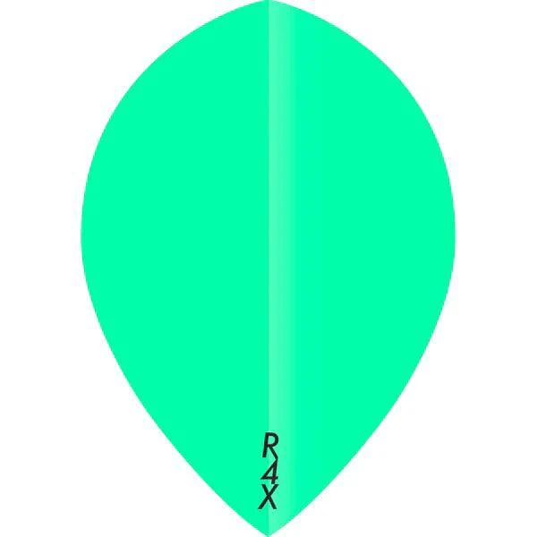 Ruthless - R4X - Solid - Zelená - Hruškovitá - 100 Mikrón - Letky Na Šípky - Direct Darts - 1