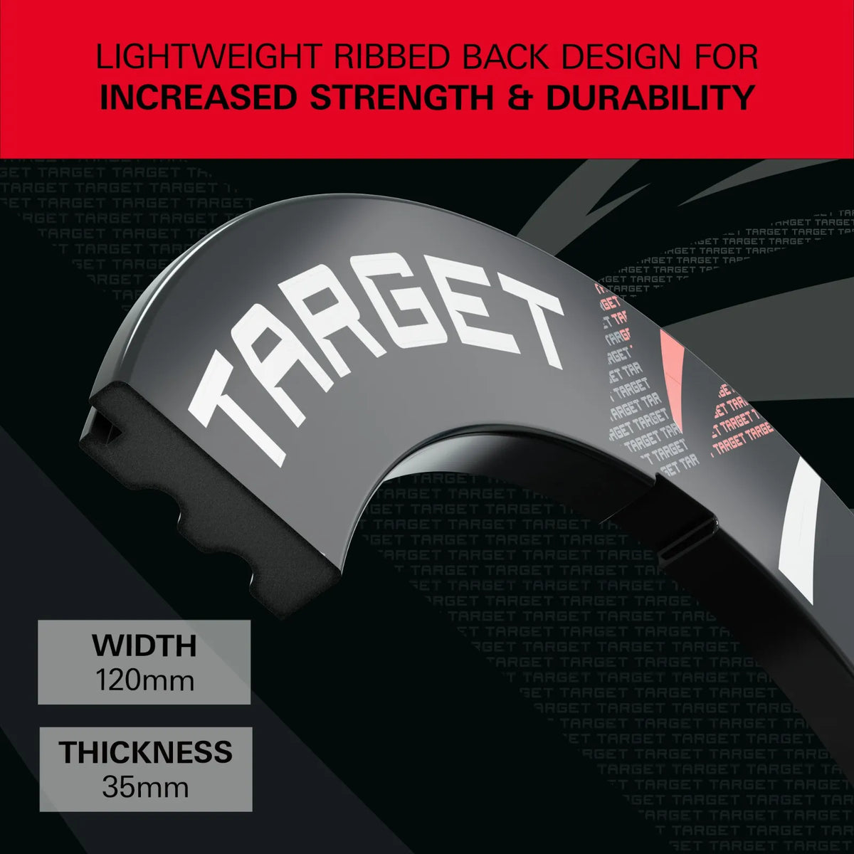 Target - Black Patterned Notched - Ochrana K Terčom - Direct Darts - 7