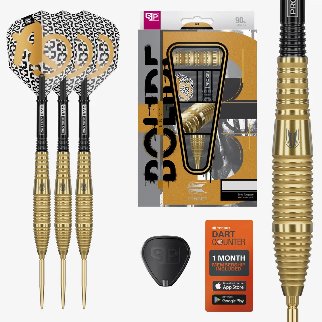 Target - Bolide Envy 05 - 90% - Steel Šípky - Direct Darts - 1