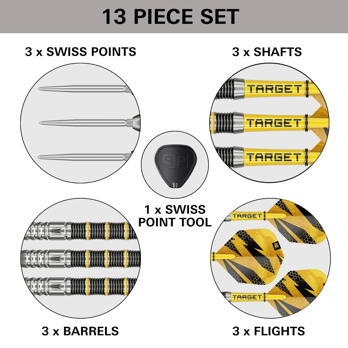 Target - Buzz Sp02 - 90% - Steel Šipky - Direct Darts - 4