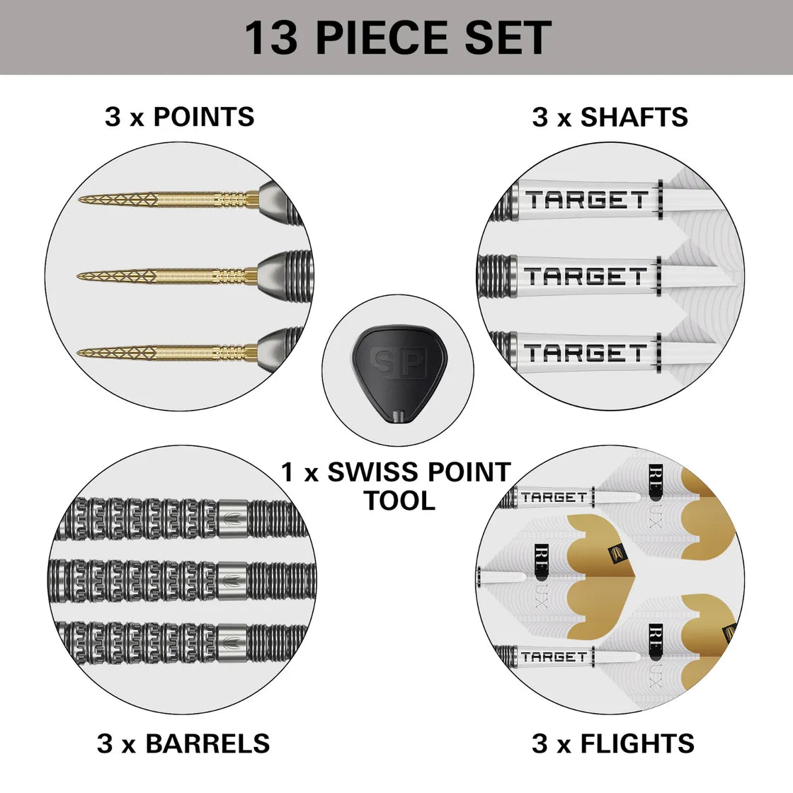 Target - Redux 03 - 90% -Steel Šípky - Direct Darts - 4