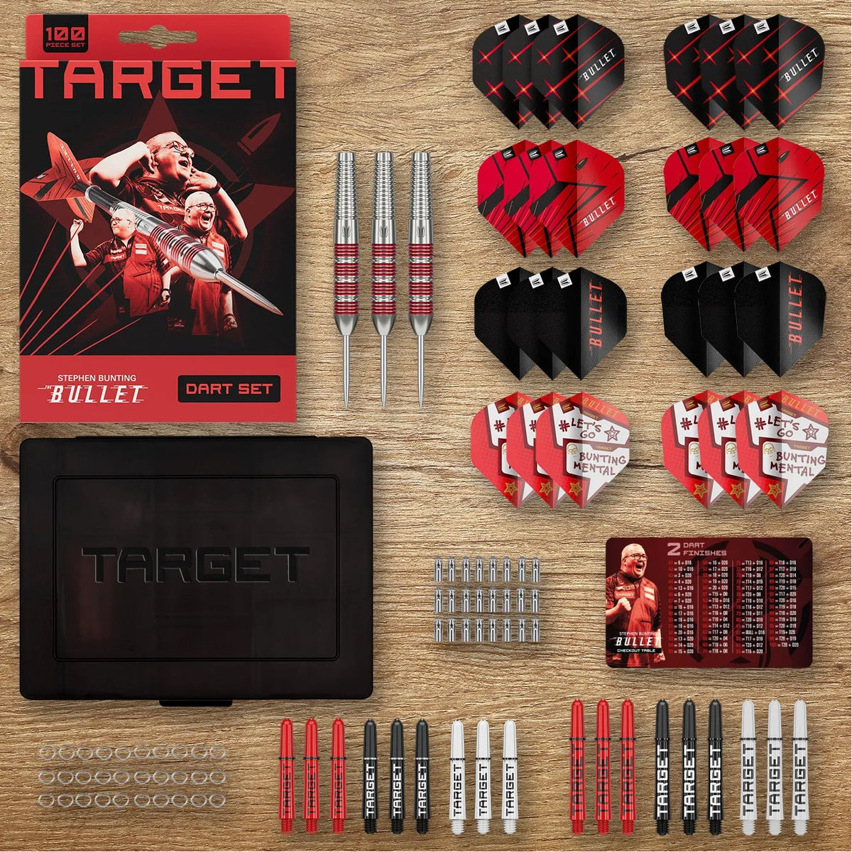 Target - Stephen Bunting 100 Pc Brass - Steel Šipky - Direct Darts - 5