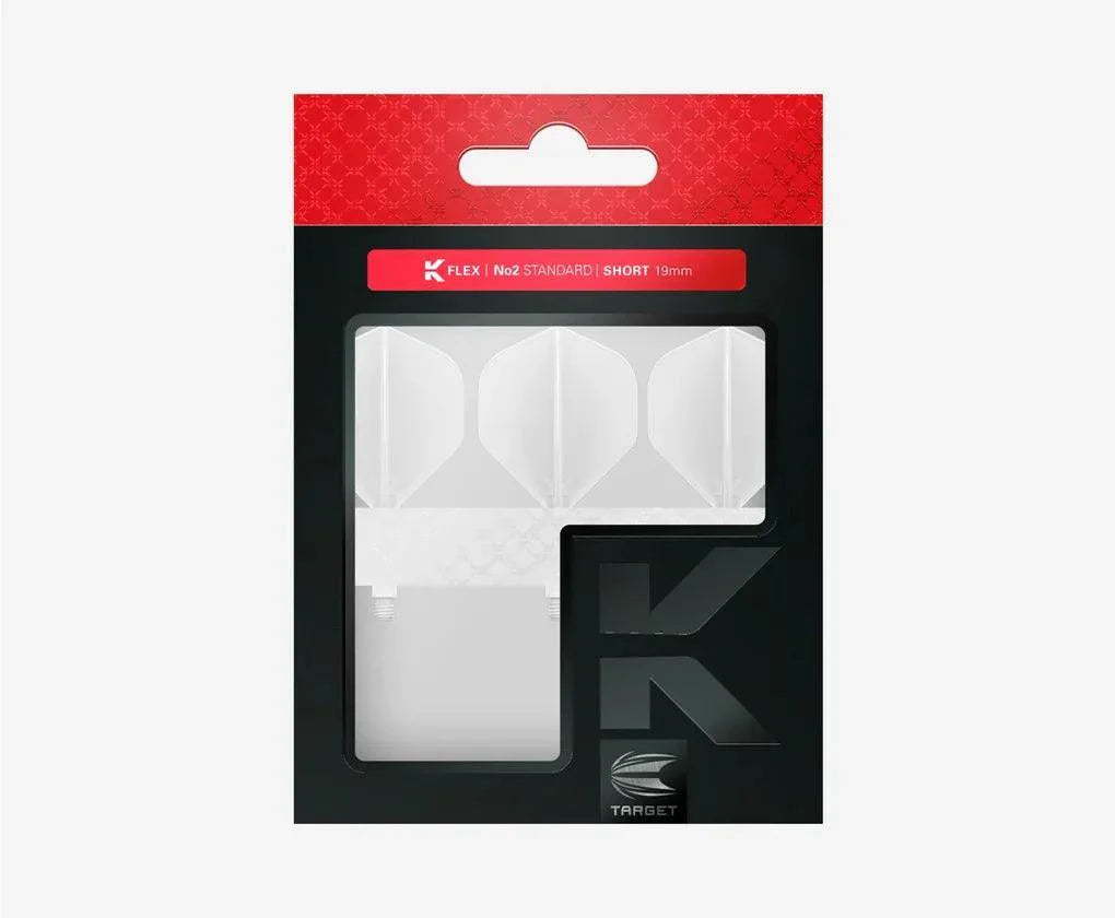 Target - K-Flex - No2 - Biela - Letky/Násadka Na Šípky - Direct Darts - 3
