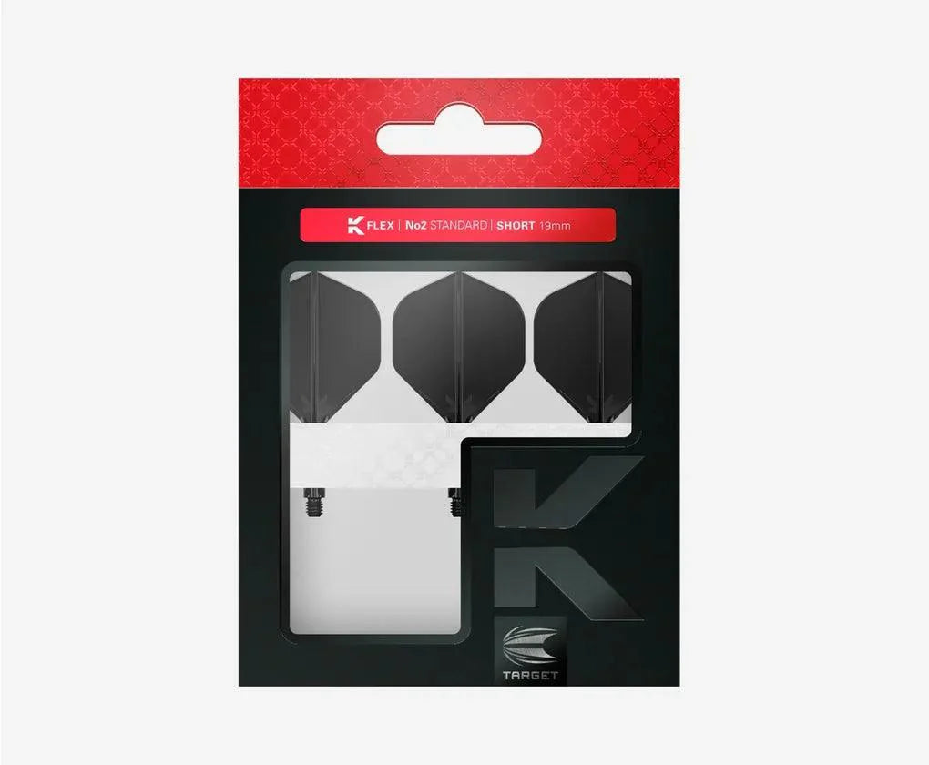 Target - K-Flex - No2 - Čierna - Letky/Násadka Na Šípky - Direct Darts - 3