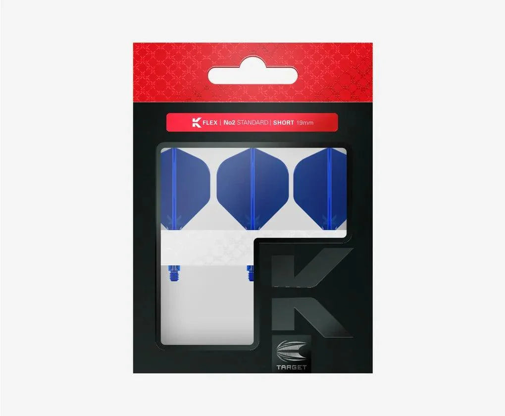 Target - K-Flex - No2 - Modrá - Letky/Násadka Na Šípky - Direct Darts - 3