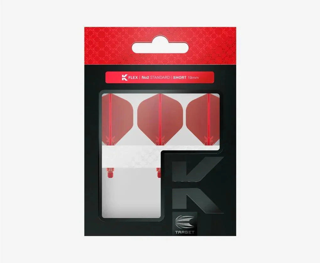Target - K-Flex - No2 - Červená - Letky/Násadka Na Šípky - Direct Darts - 3