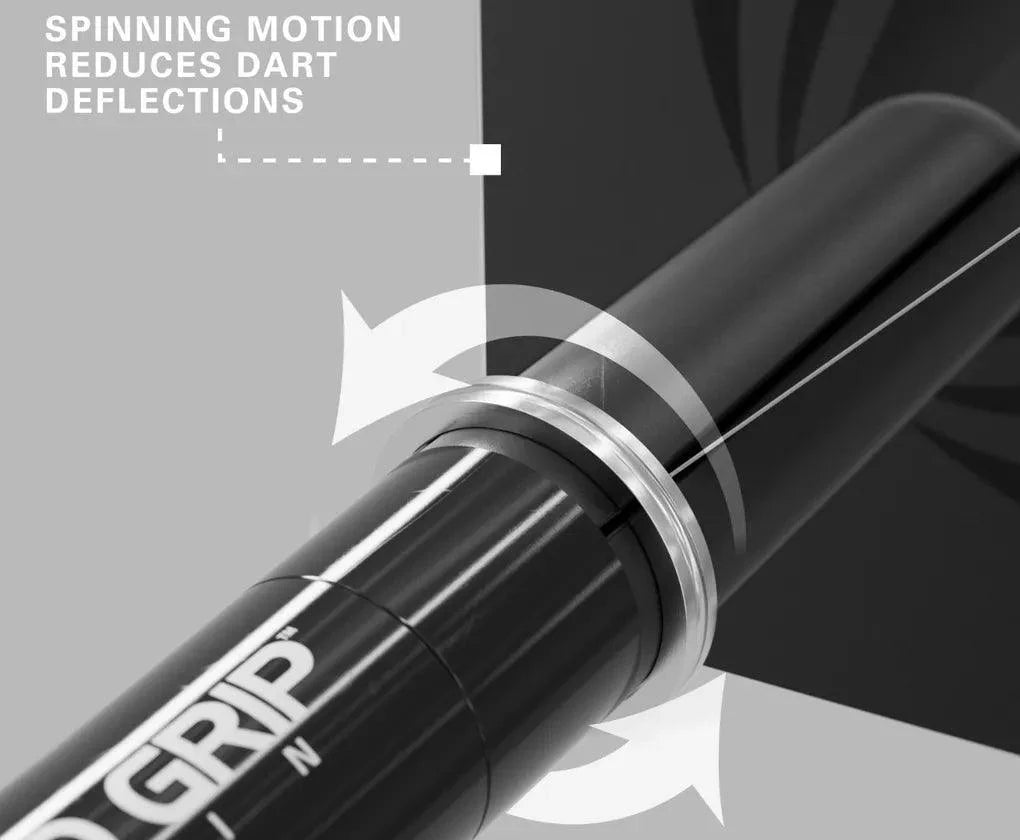 Target - Pro Grip Spin - Čierna - 3 Sady (9 Ks) - Násadka Na Šípky - Direct Darts - 3