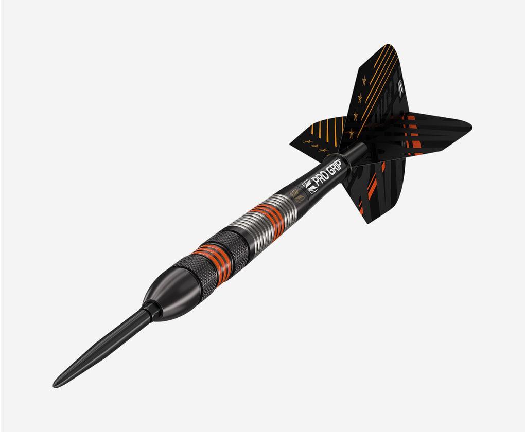 Target - Raymond Van Barneveld Čierna 80% - Sada Steel Šípok - Direct Darts - 1