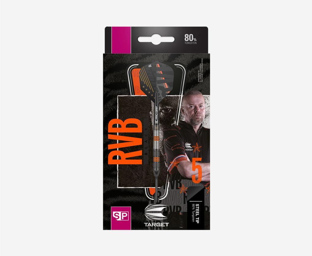 Target - Raymond Van Barneveld Čierna 80% - Sada Steel Šípok - Direct Darts - 4