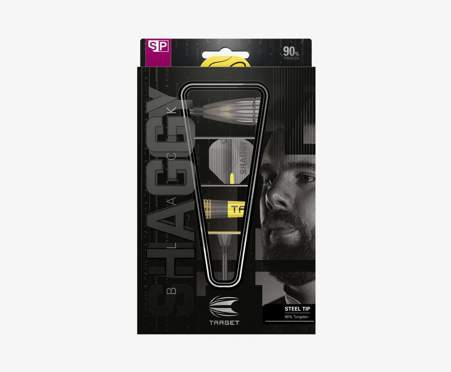 Target - Scott Williams Čierna 90% - Sada Steel Šípok - Direct Darts - 4