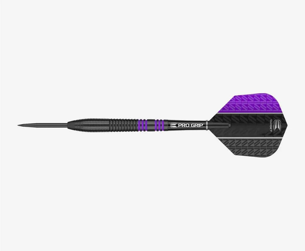 Target - Vapor8 Čierna & Fialová 80% - Sada Steel Šípok - Direct Darts - 2