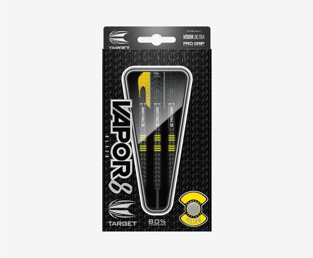 Target - Vapor8 Čierna & Žltá 80% - Sada Steel Šípok - Direct Darts - 3