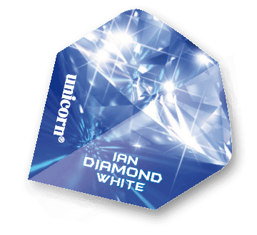 Unicorn - Authentic Diamond Ian White - 125 Mikrón - Letky Na Šípky - Direct Darts - 1