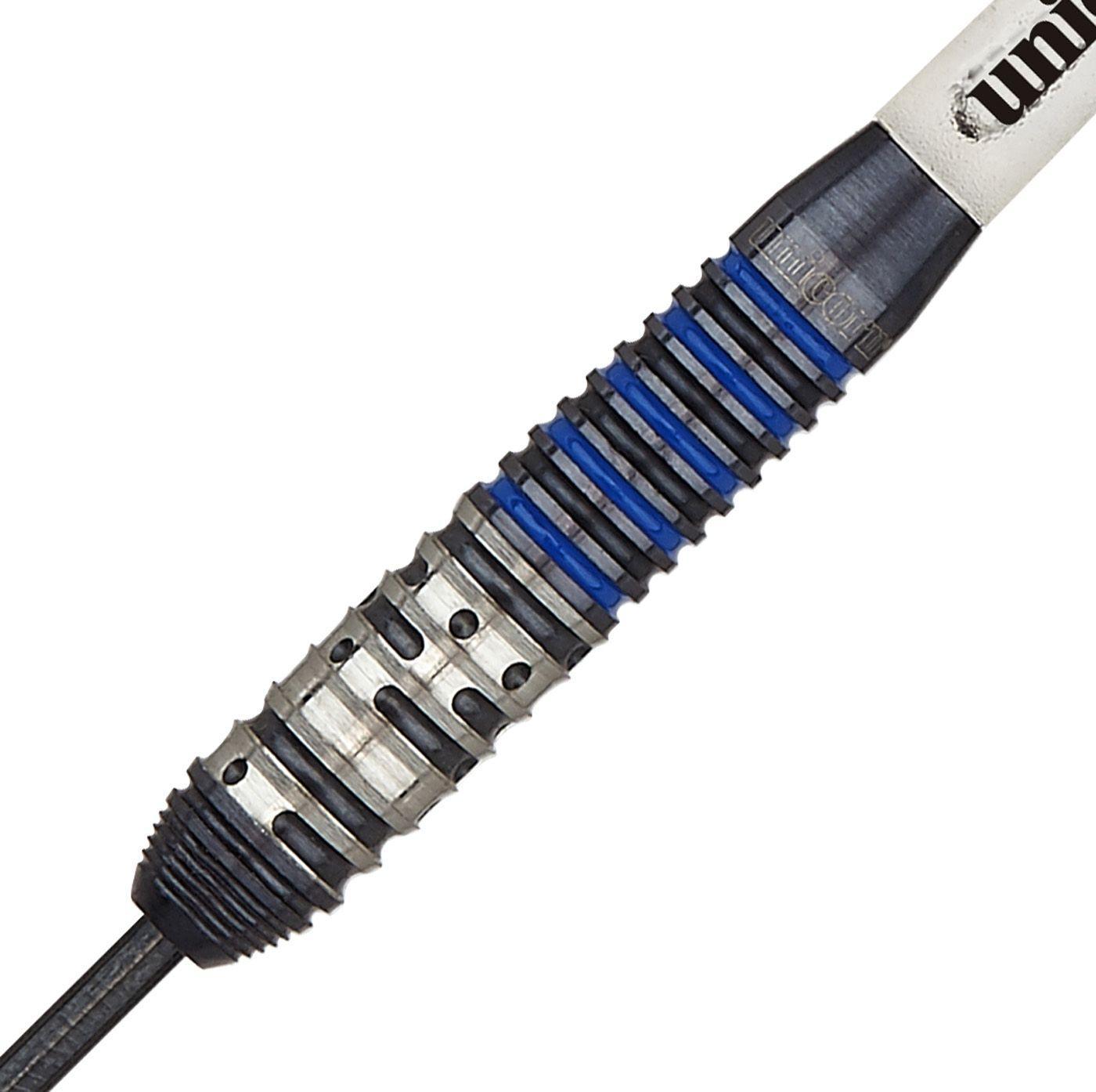 Unicorn - Code - Blue - 80% - Sada Steel Šípok - Direct Darts - 1