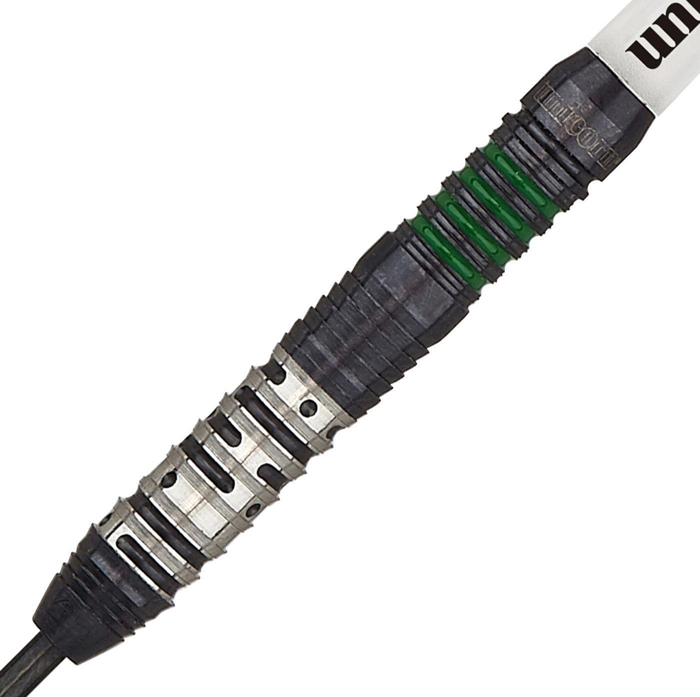 Unicorn - Code - Green - 80% - Sada Steel Šípok - Direct Darts - 1