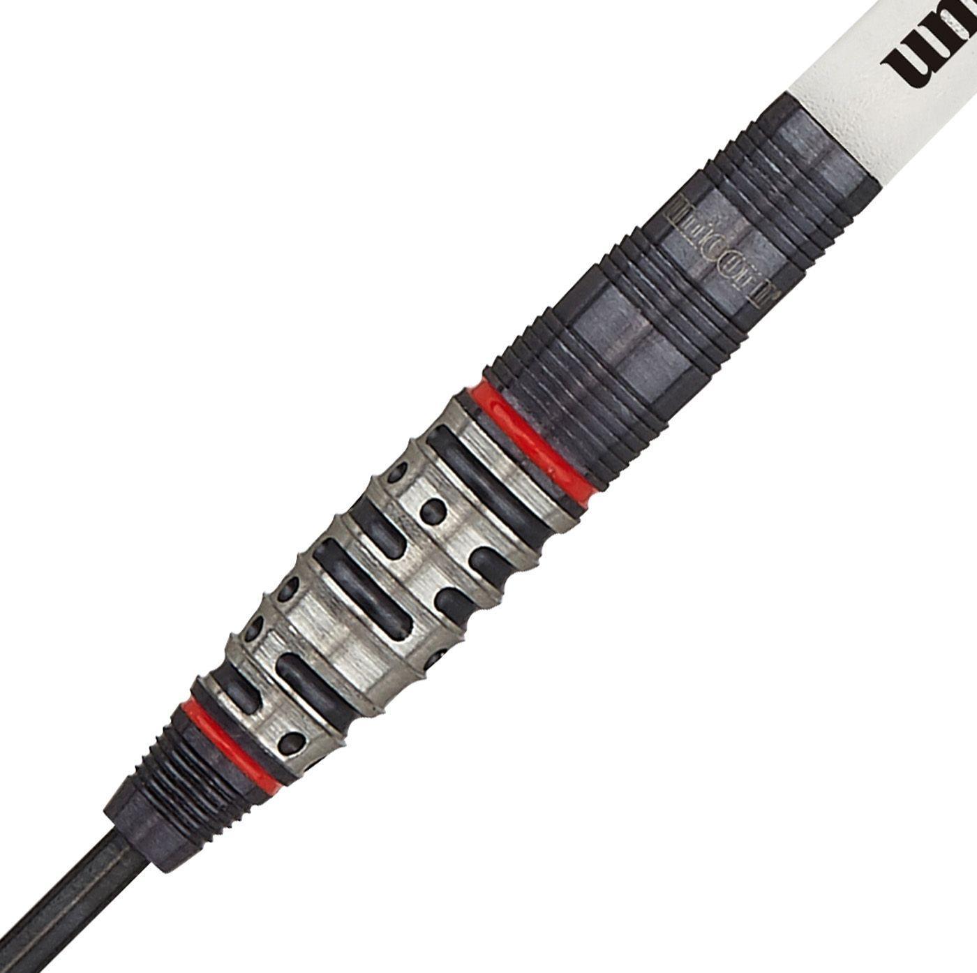 Unicorn - Code - Red - 80% - Sada Steel Šípok - Direct Darts - 1