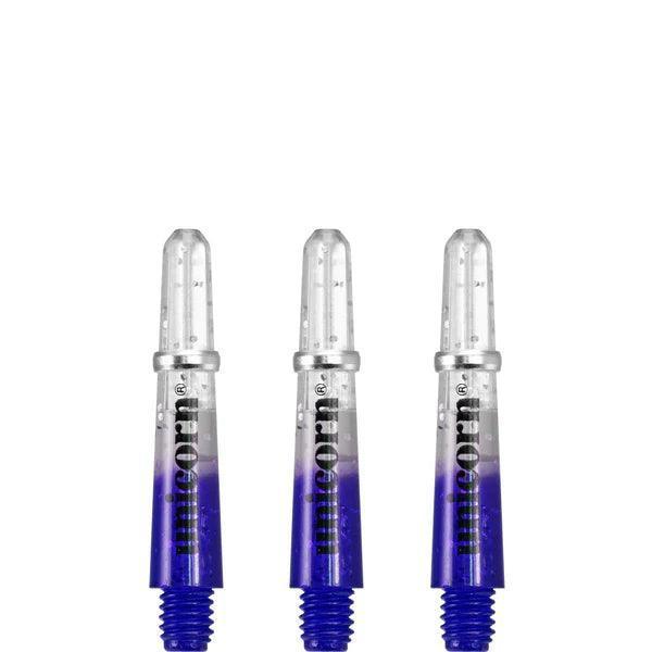 Unicorn - Gripper 4 Elememts 2 Tone Modrá/Priehľadná - Násadka Na Šípky - Direct Darts - 5