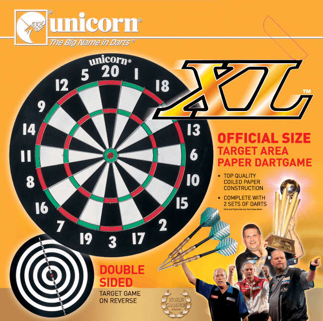 Unicorn - Xl Papierový - Sisalový Terč Na ŠípkyDirect Darts3