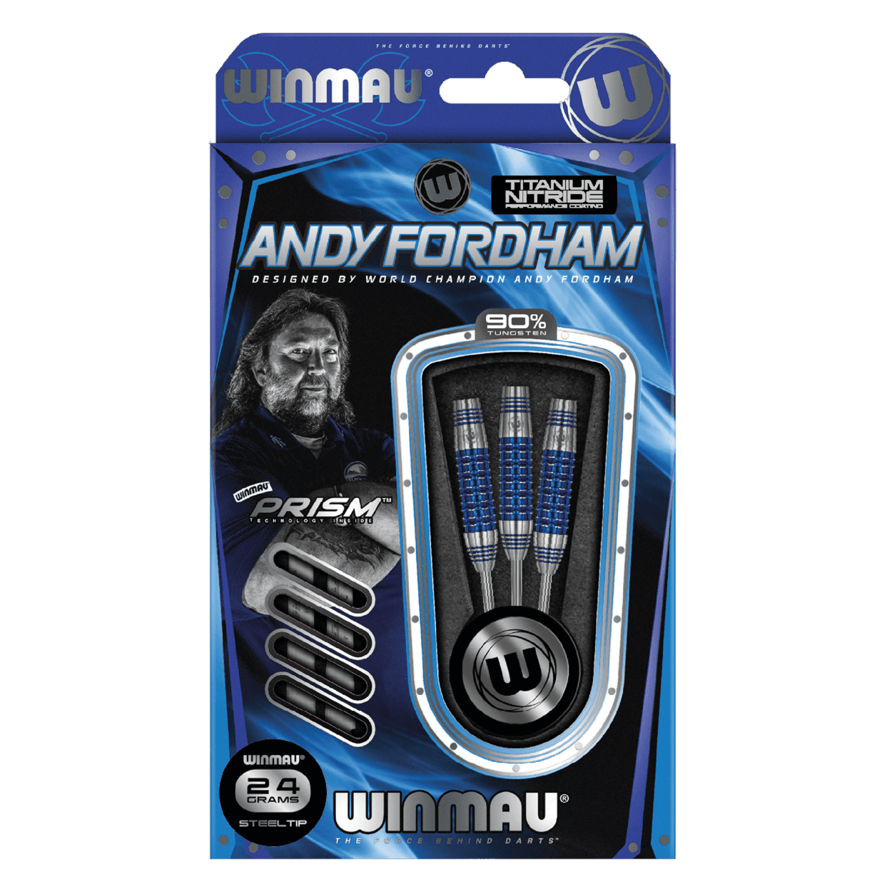 Winmau - Andy Fordham Special Edition 90% - Sada Steel Šípok - Direct Darts - 3