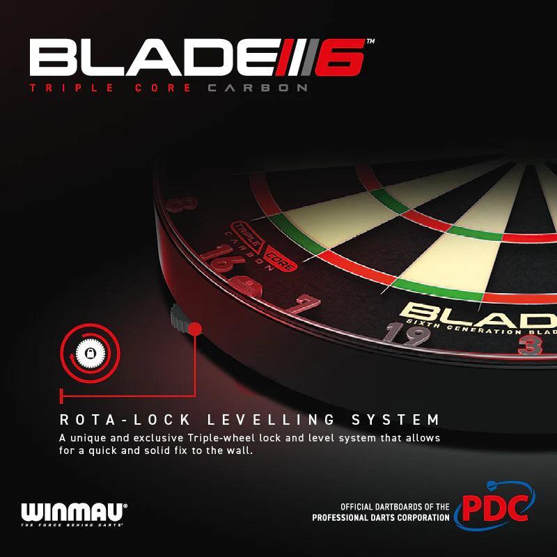 Winmau - Blade 6 Triple Core Pdc Logoval - Sisalový Terč Na Šípky - Direct Darts - 5
