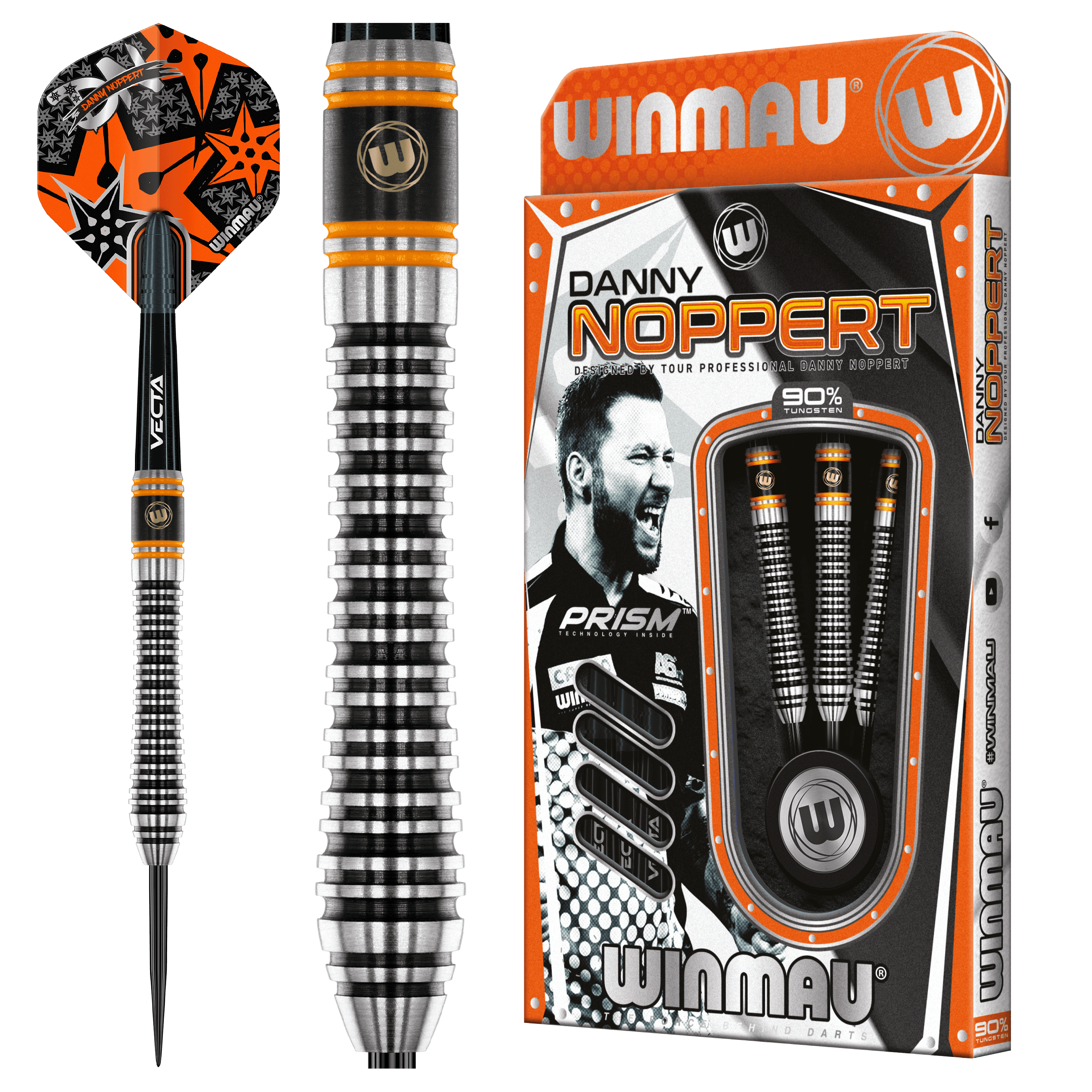 Winmau - Danny Noppert Signature Edition 90% - Sada Steel Šípok - Direct Darts - 2