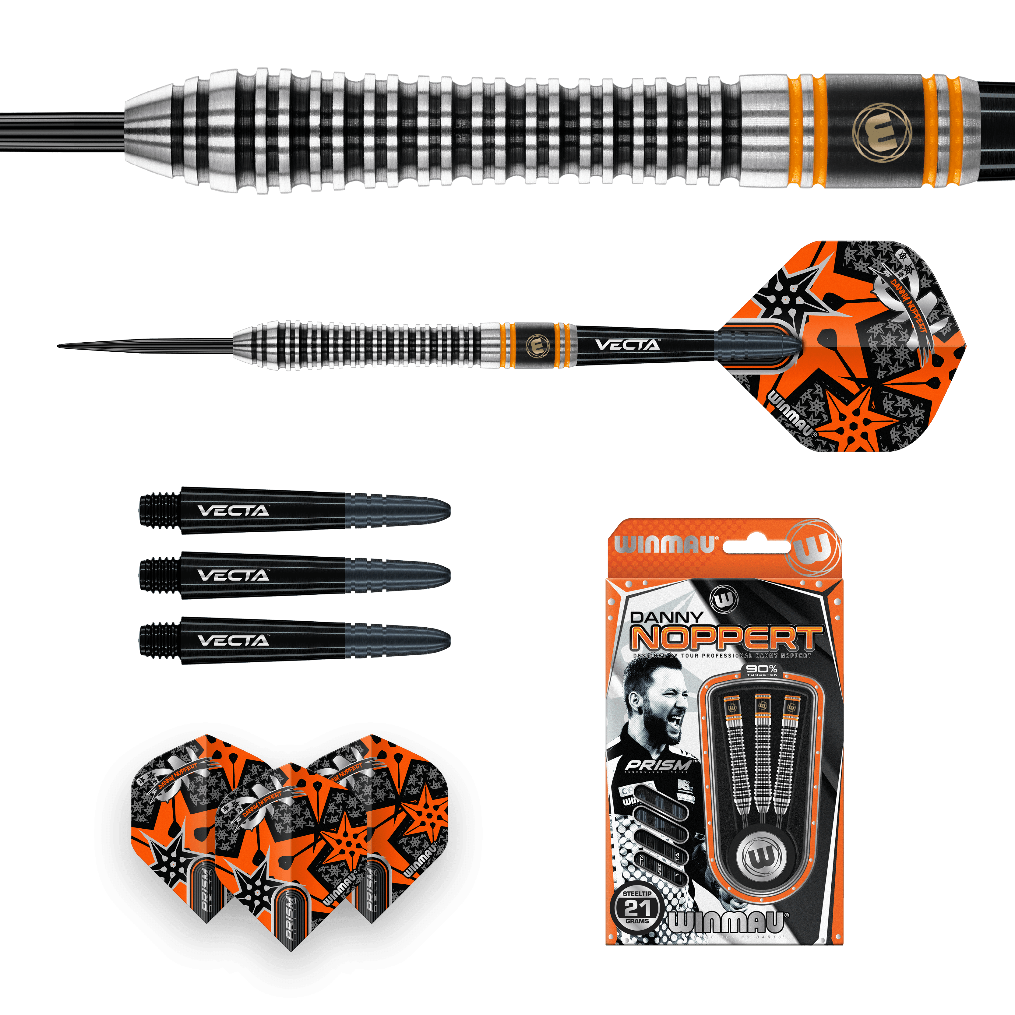 Winmau - Danny Noppert Signature Edition 90% - Sada Steel Šípok - Direct Darts - 5