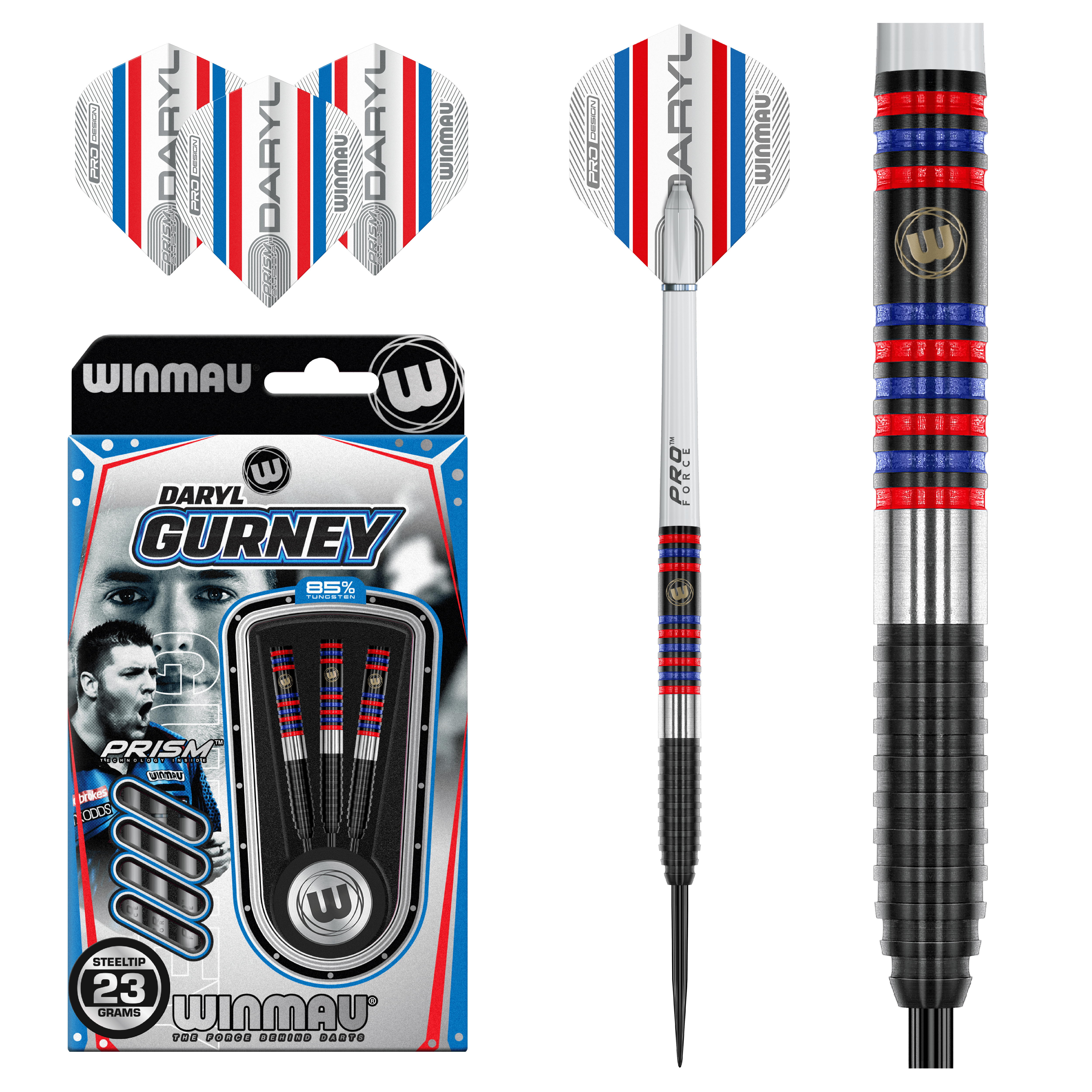 Winmau - Daryl Gurney Pro-Series 85% - Sada Steel Šípok - Direct Darts - 2