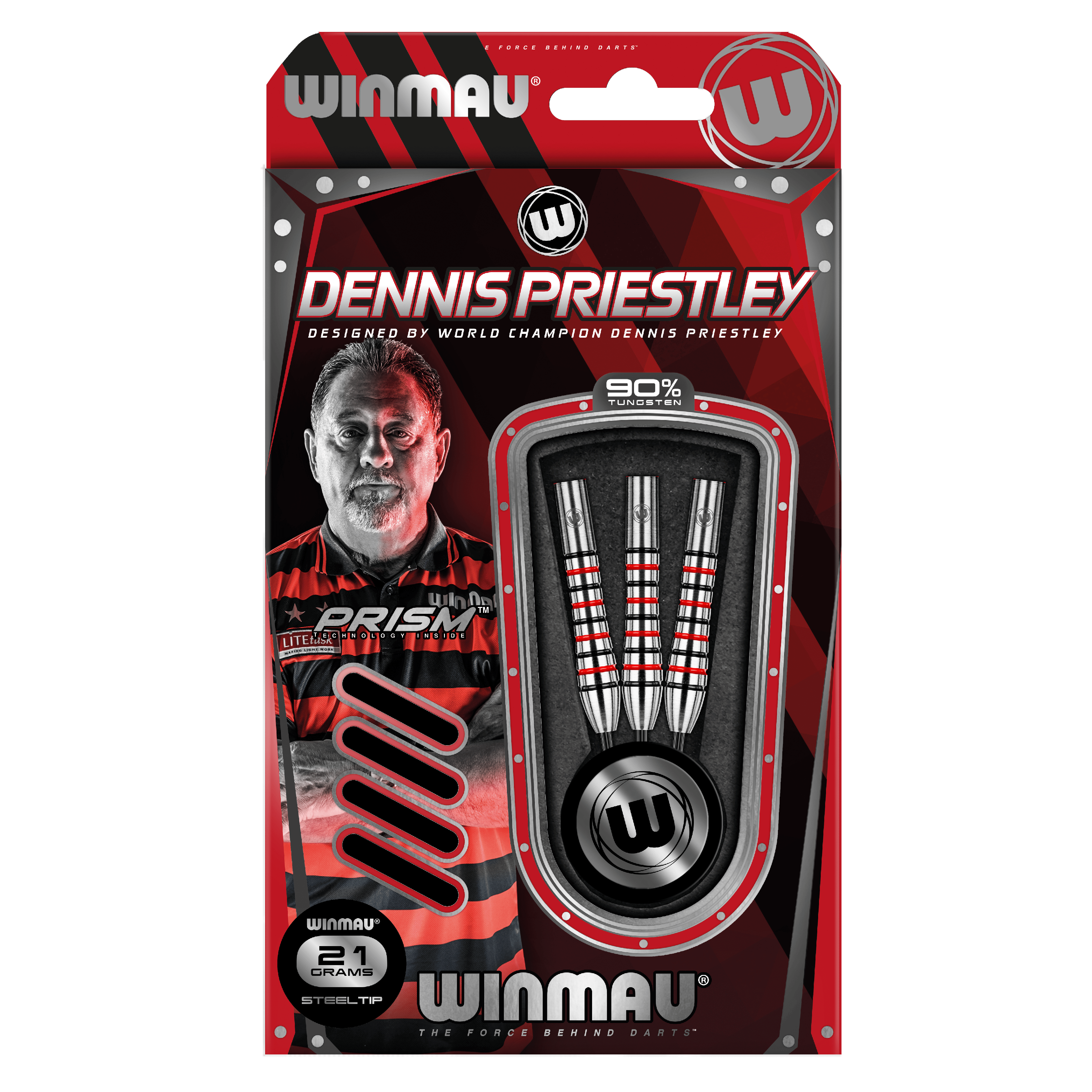 Winmau - Dennis Priestley 90% - Sada Steel Šípok - Direct Darts - 3