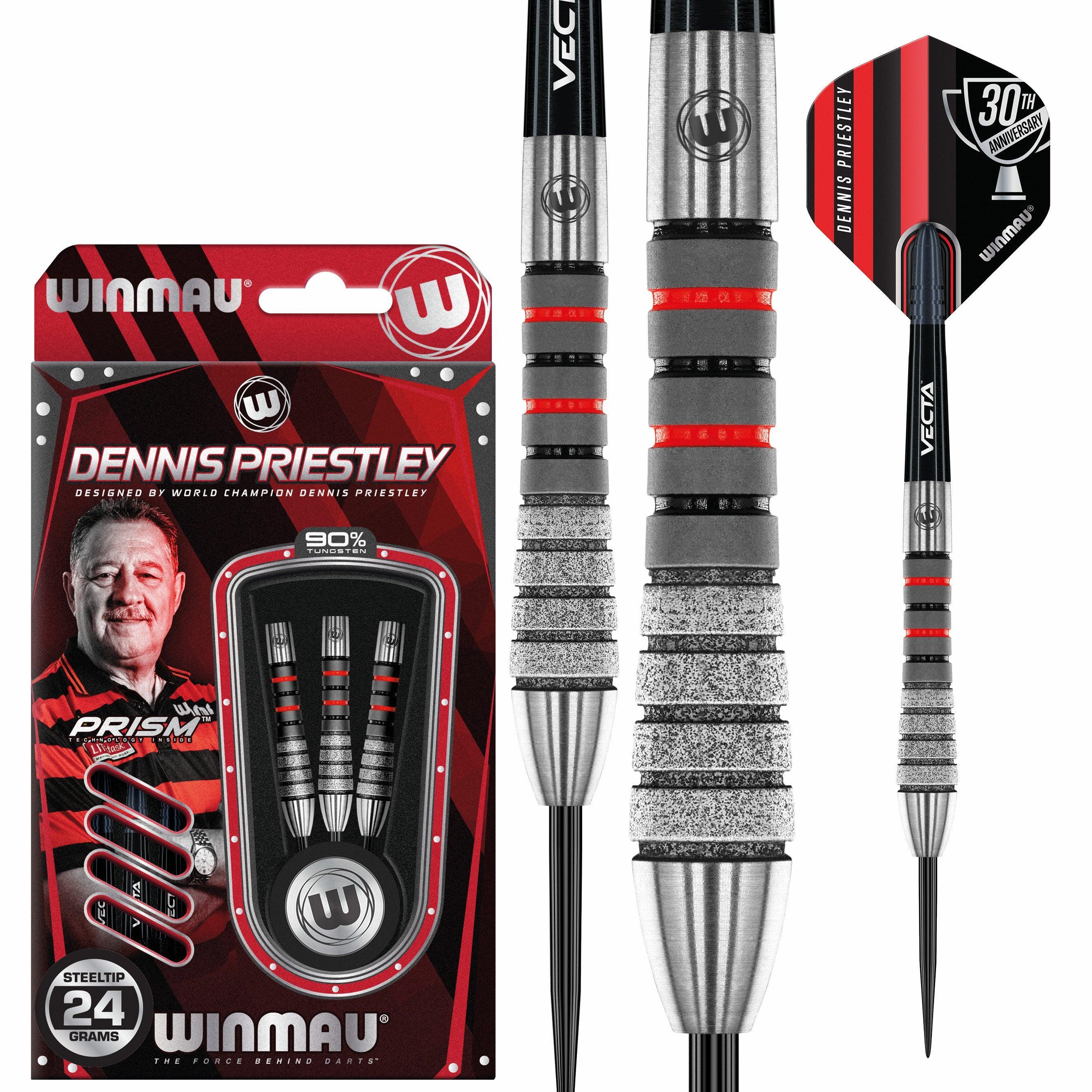 Winmau - Dennis Priestley Diamond 3-Zero 90% - Sada Steel Šípok - Direct Darts - 2