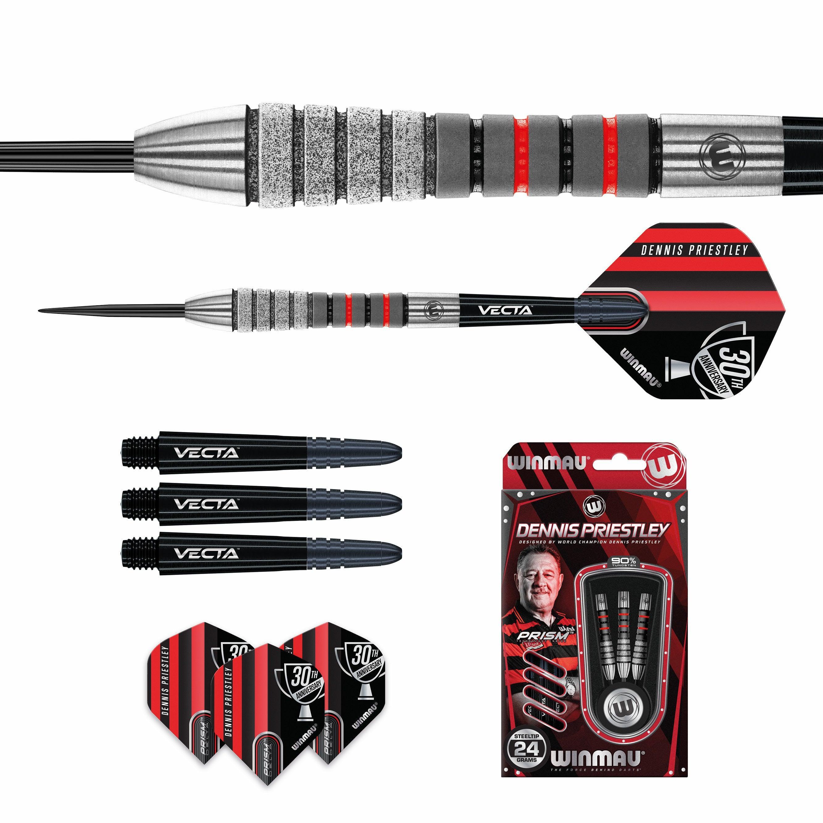 Winmau - Dennis Priestley Diamond 3-Zero 90% - Sada Steel Šípok - Direct Darts - 5