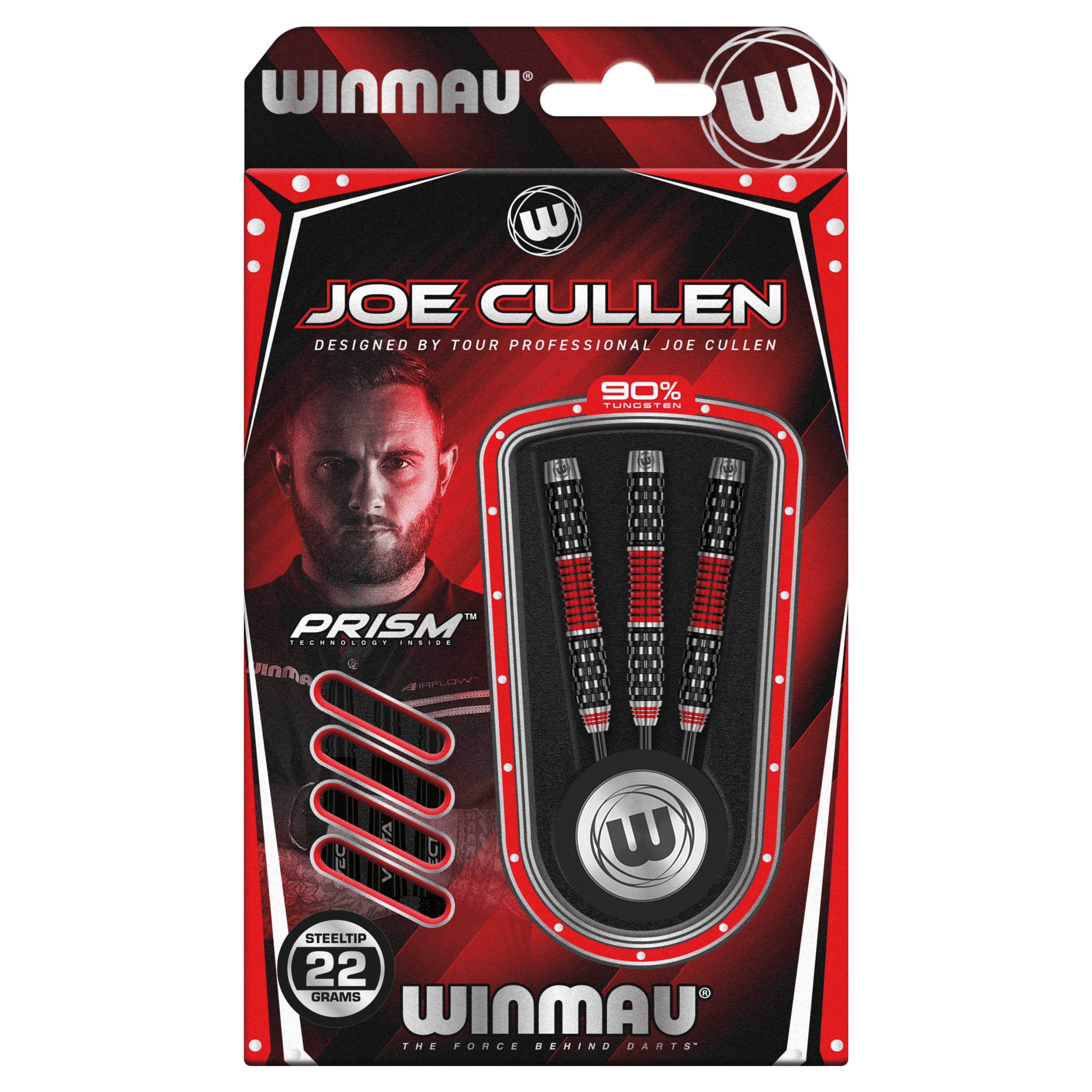 Winmau - Joe Cullen Rockstar Rs 1.0 90% - Sada Steel Šípok - Direct Darts - 4