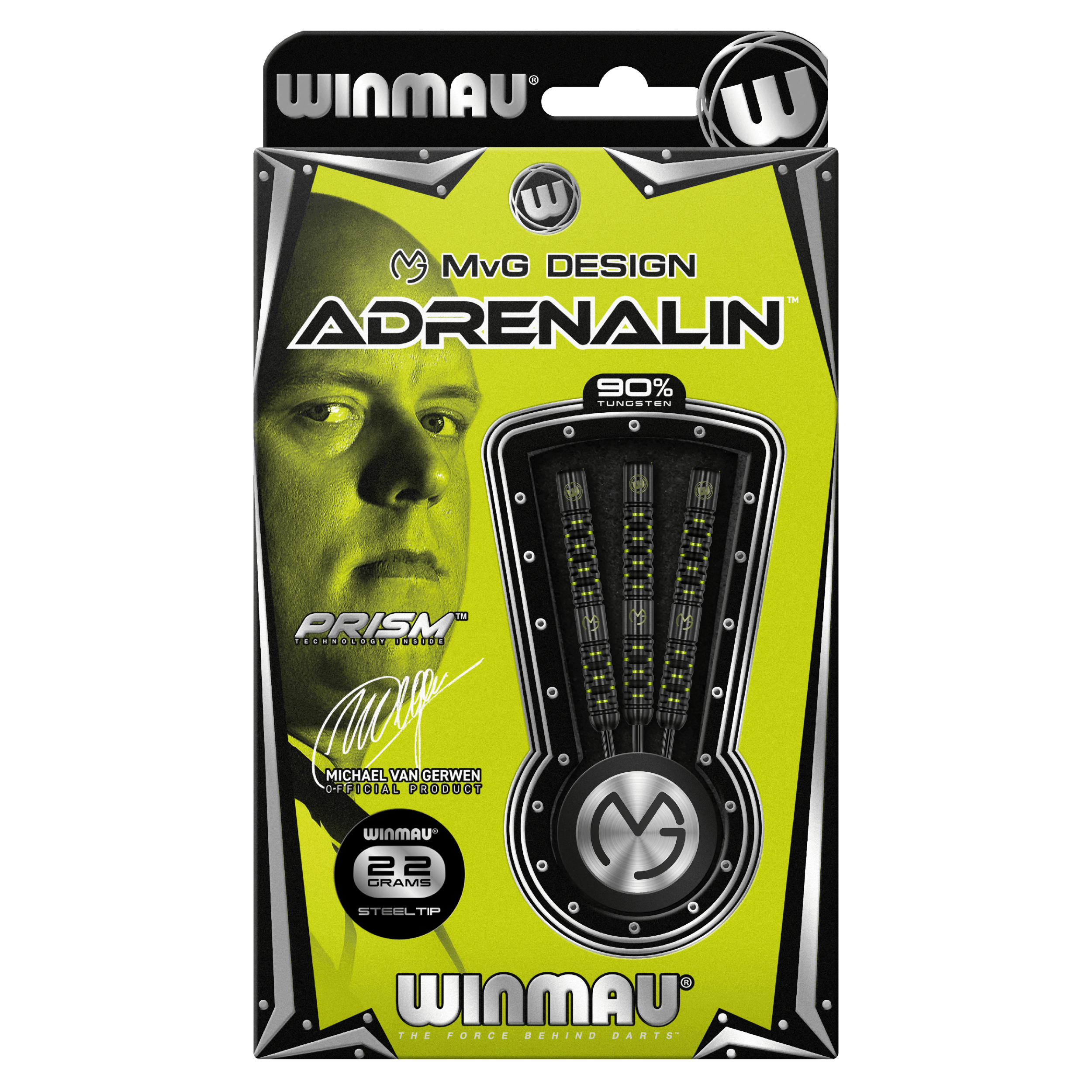 Winmau - Mvg Adrenalin 90% - Sada Steel Šípok - Direct Darts - 3