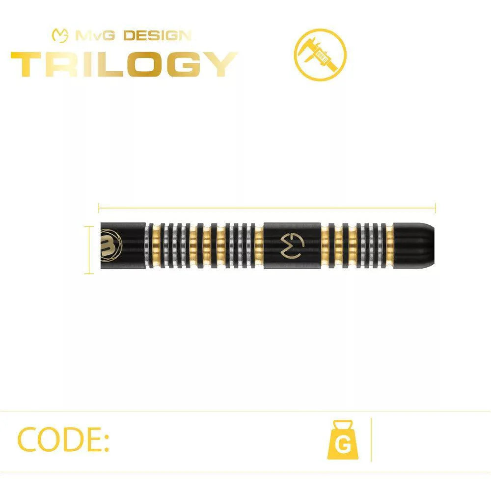 Winmau - Mvg Trilogy 90% - Sada Steel Šípok - Direct Darts - 3
