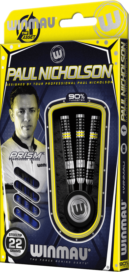 Winmau - Paul Nicholson 90% - Sada Steel Šípok - Direct Darts - 3
