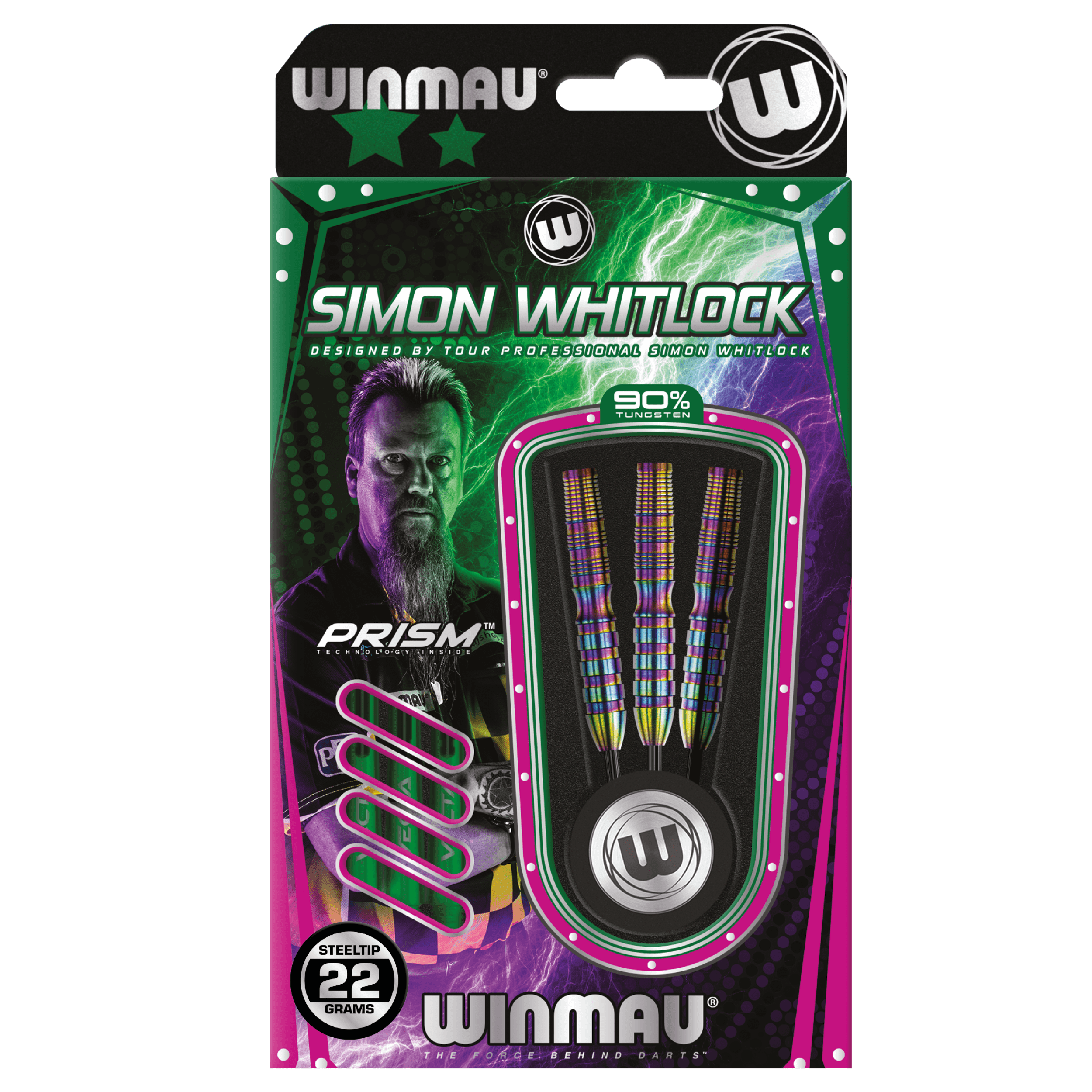 Winmau - Simon Whitlock World Cup Edition 90% - Sada Steel Šípok - Direct Darts - 3