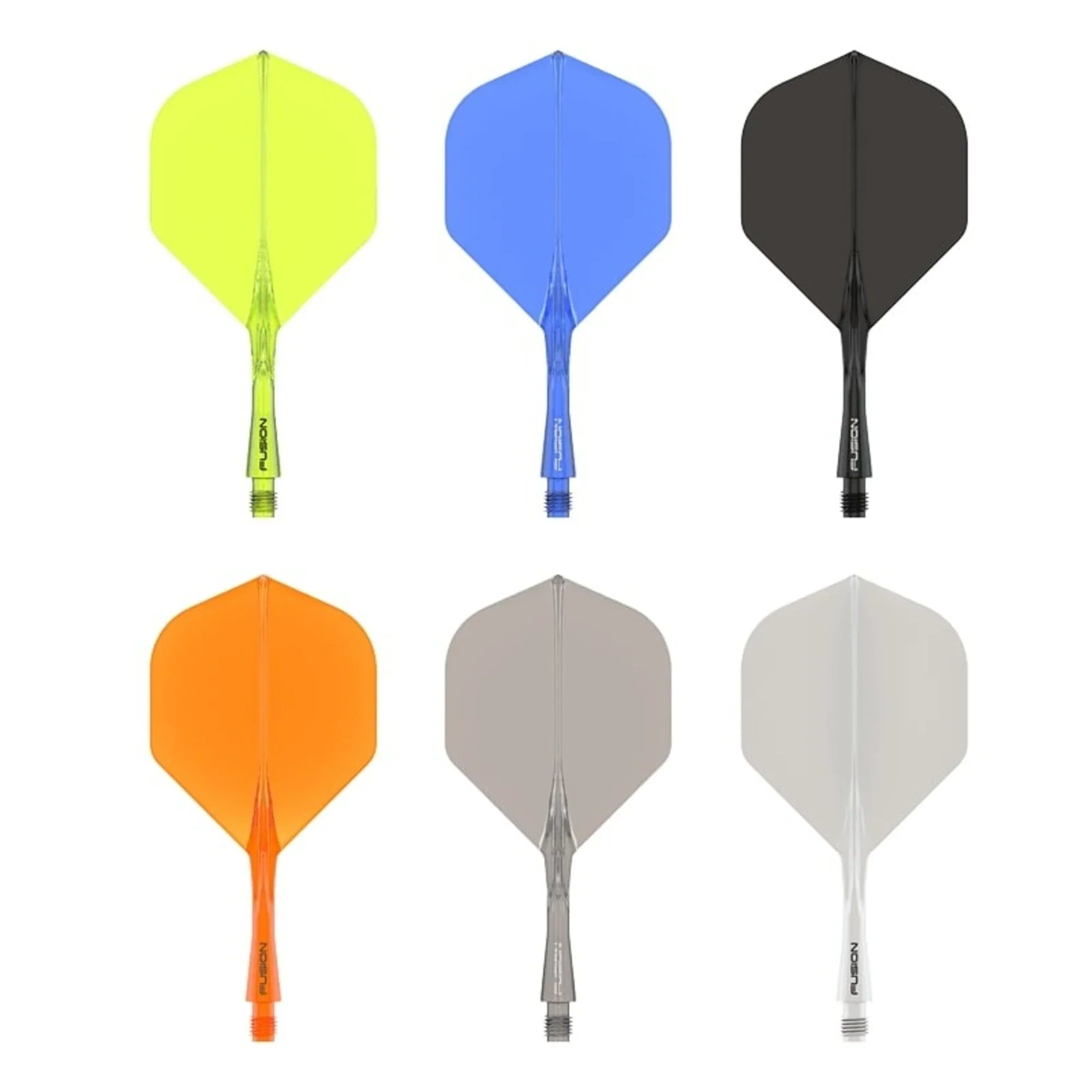 Winmau - Fusion - Oranžová - No2 - Jednodielny Násadka/Letky Na Šípky - Direct Darts - 5