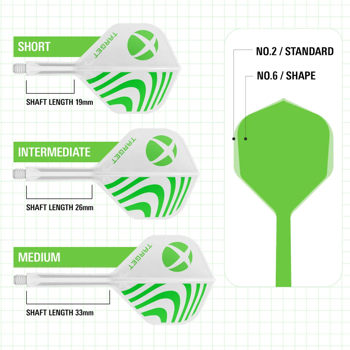 Target - K-Flex - Xbox - No2 - Jednodielny Násadka/Letky Na Šípky - Direct Darts - 4