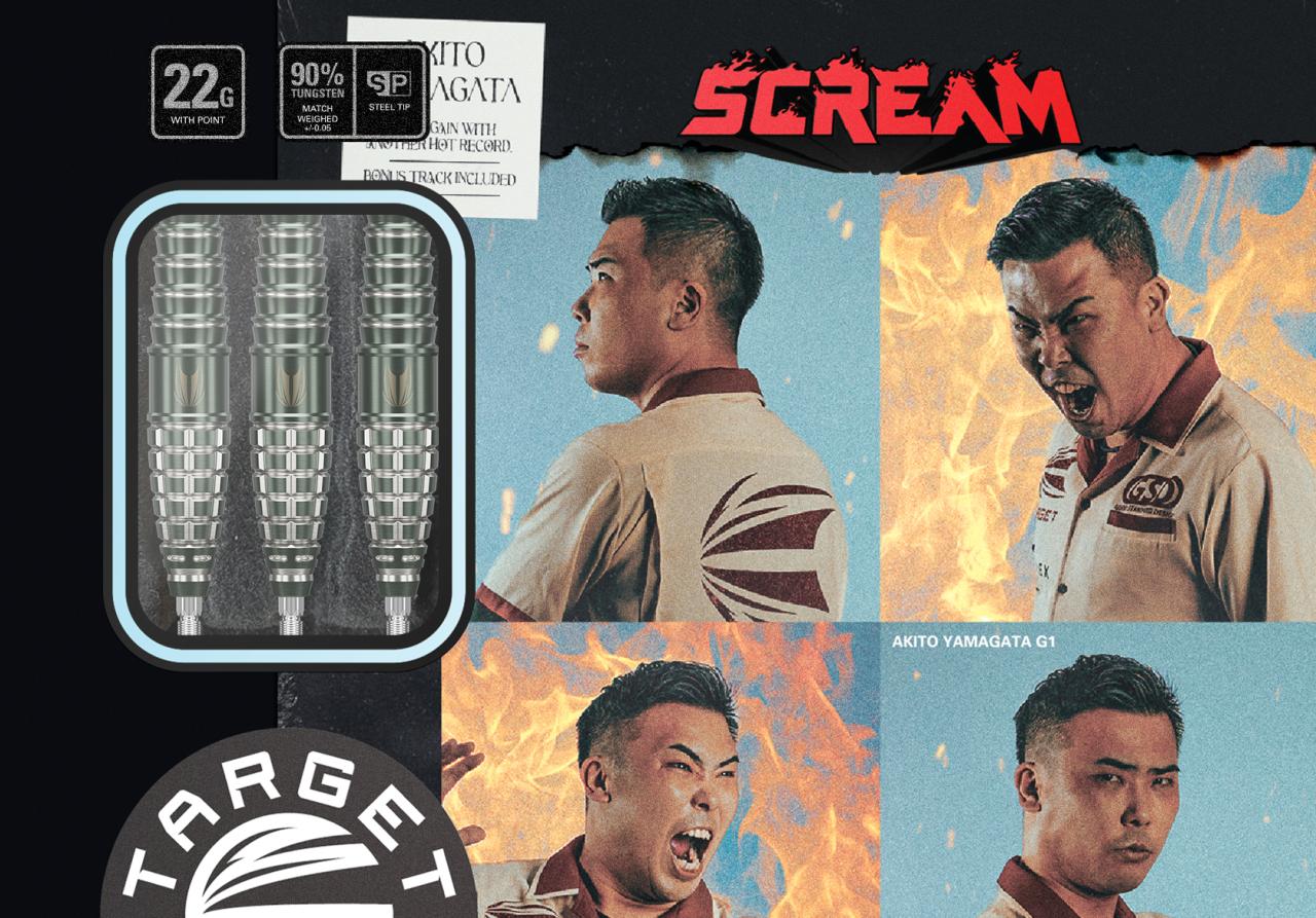 Target Japan - Prime Series Scream - 90% - Sada Steel Šípok - Direct Darts - 3